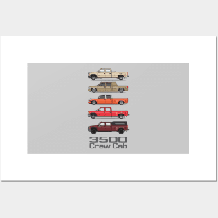 3500 Crew cab Posters and Art